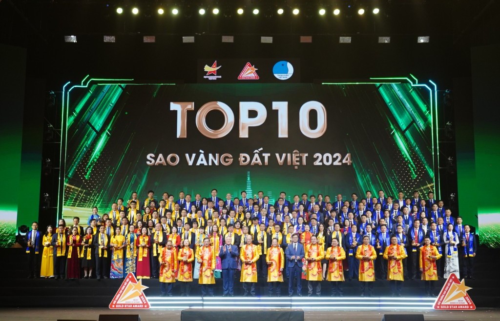 UDIC đoạt Danh hiệu TOP 20 Giải thưởng Sao Vàng đất Việt năm 2024