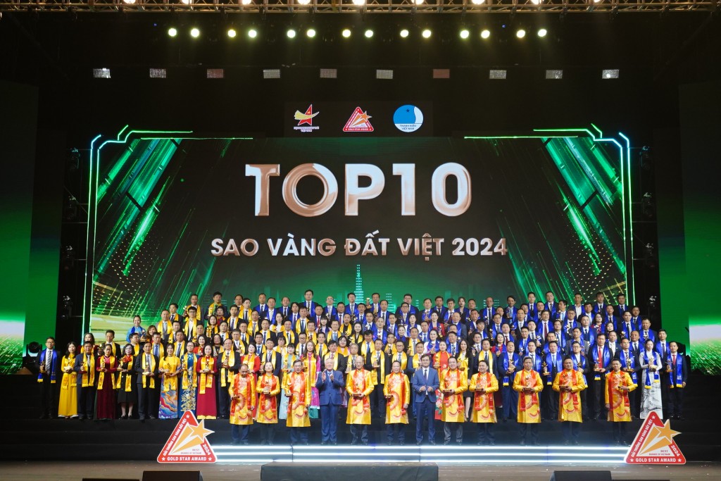 UDIC đoạt Danh hiệu TOP 20 Giải thưởng Sao Vàng đất Việt năm 2024