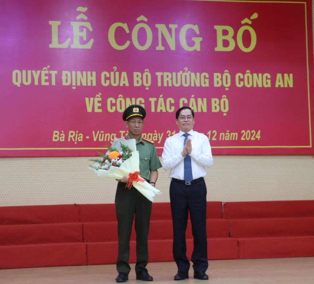 Bà Rịa - Vũng Tàu có tân Giám đốc Công an tỉnh