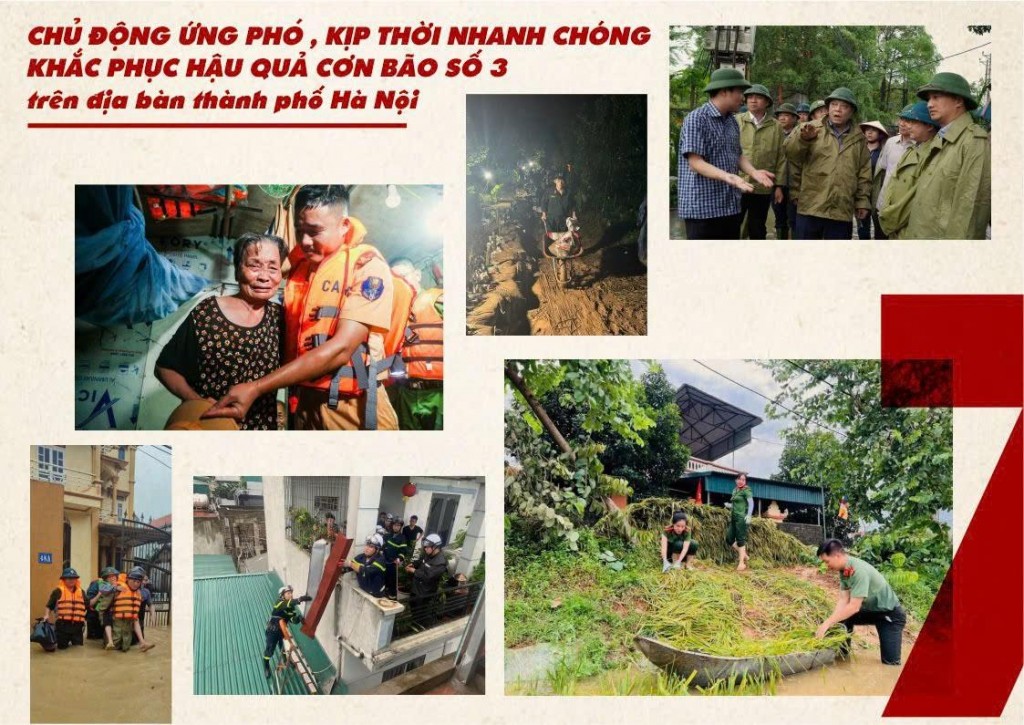 Chủ động ứng phó, kịp thời, nhanh chóng khắc phục hậu quả của cơn bão số 3 trên địa bàn thành phố