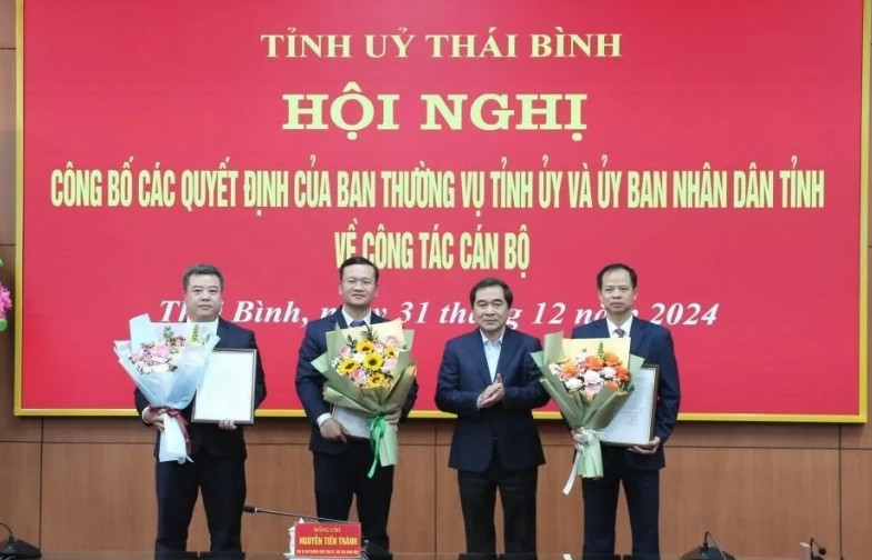 Thái Bình: Điều động, bổ nhiệm loạt nhân sự mới