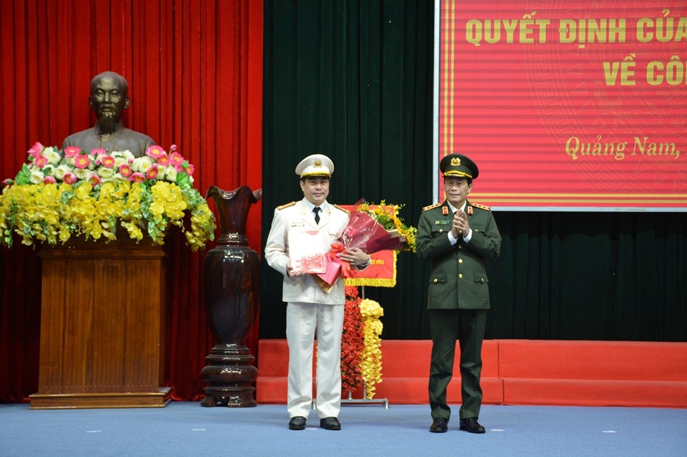 Thượng tá Nguyễn Xuân Hoàng làm Phó Giám đốc Công an tỉnh Quảng Nam