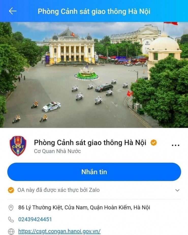 Cách gửi thông tin, hình ảnh vi phạm giao thông tới cảnh sát