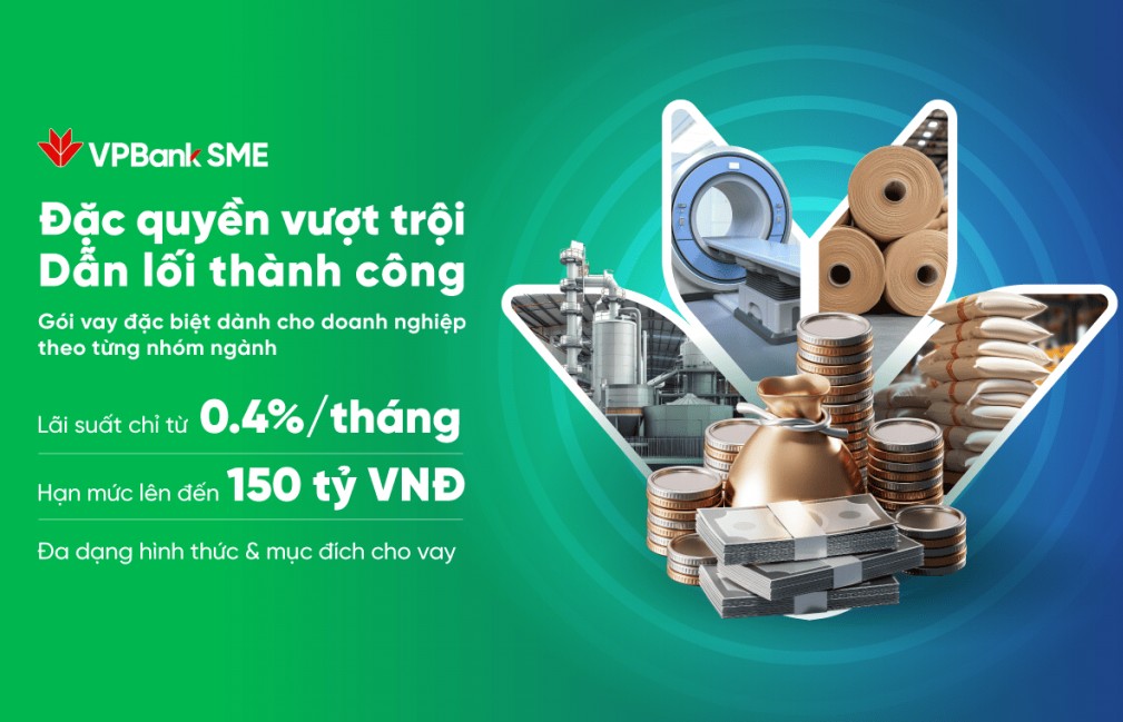 VPBank có nhiều chính sách ưu đãi dành cho các ngành chuyên biệt