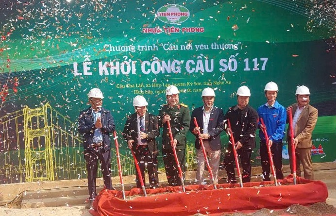 Nhựa Tiền Phong khởi công cây “Cầu nối yêu thương” số 117