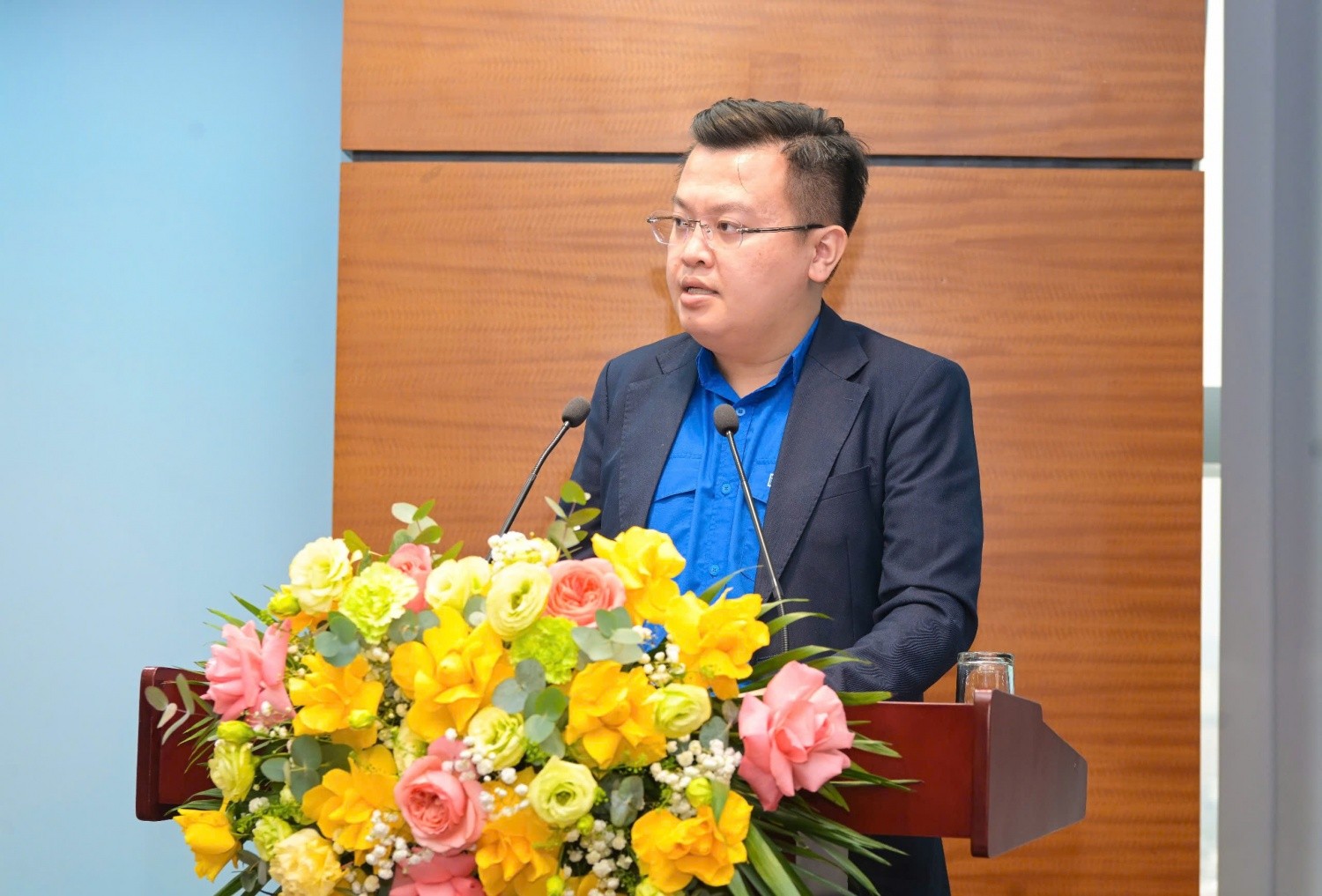 đồng chí Đinh Đức Mạnh, Phó Bí thư Đoàn Thanh niên Tập đoàn