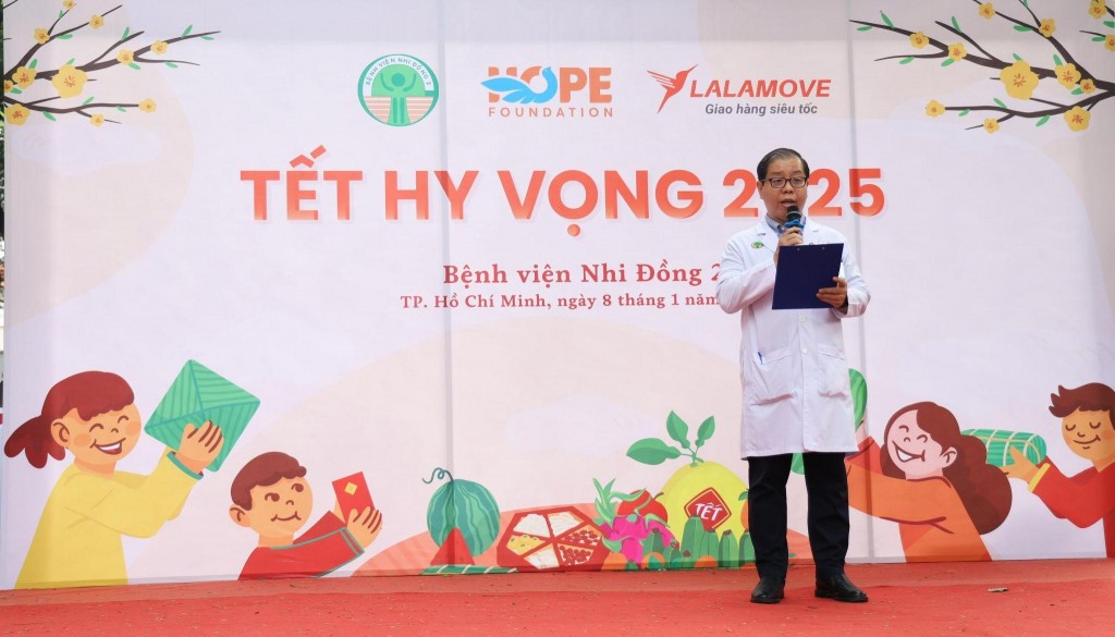 Chương trình “Tết hy vọng 2025” do Lalamove phối hợp cùng Quỹ hy vọng tổ chức, nhằm mang đến niềm vui, sự động viên cho các em nhỏ đang chống chọi với bệnh tật trong không khí Tết Nguyên đán đang đến gần