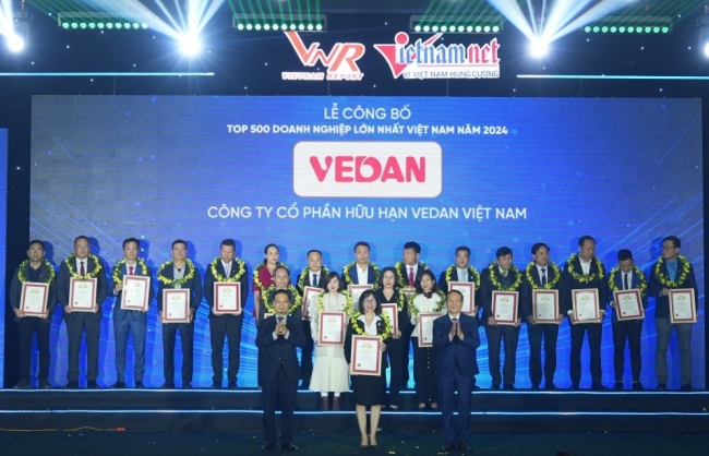 Vedan Việt Nam 12 năm vững vàng đứng Top 500 Doanh nghiệp lớn nhất Việt Nam