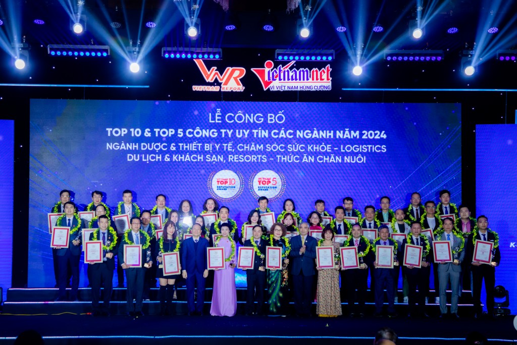 C.P. Việt Nam: Top 10 uy tín, Top 50 xuất sắc năm 2024