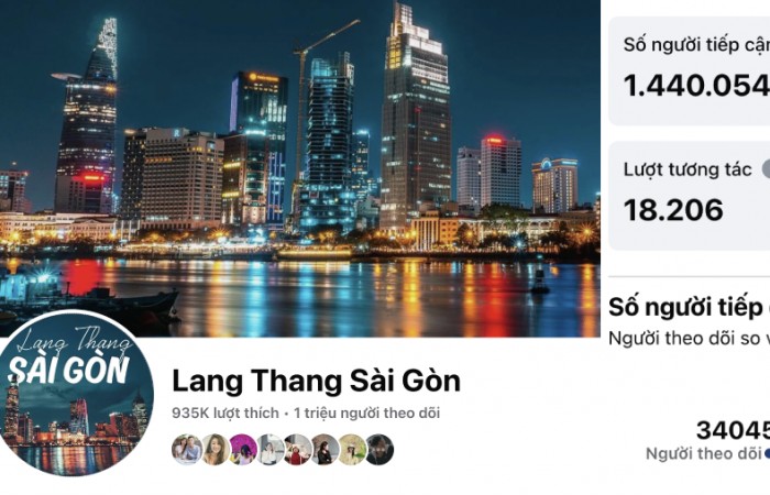 Fanpage Lang thang Sài Gòn: Kênh thông tin đa dạng, hấp dẫn giới trẻ