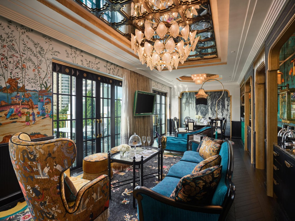 Mỗi căn phòng tại Capella Hanoi đều độc đáo và mang dấu ấn của kiến trúc Art Deco sang trọng