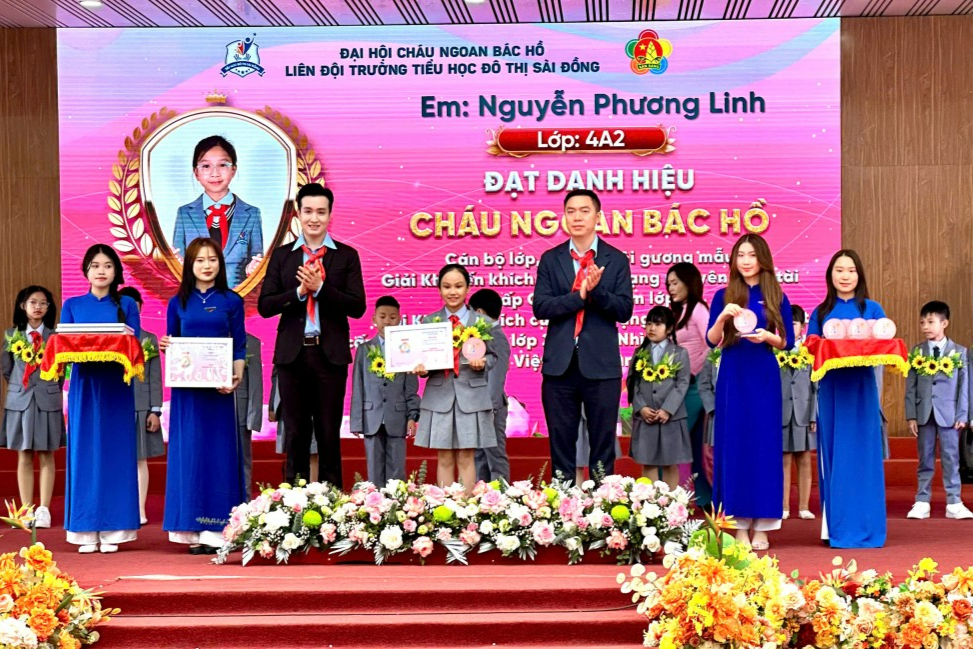 Tuyên dương 95 đội viên, thiếu nhi đạt danh hiệu “Cháu ngoan Bác Hồ”