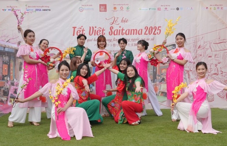 Đậm đà bản sắc quê hương tại Lễ hội Tết Việt Saitama 2025
