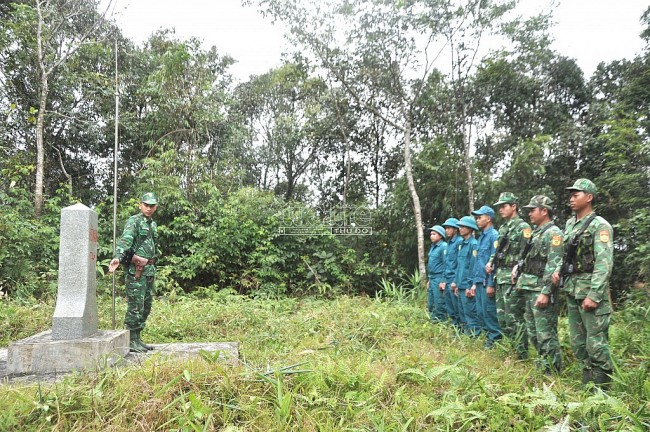 Những người lính quân hàm xanh vững vàng nơi biên cương
