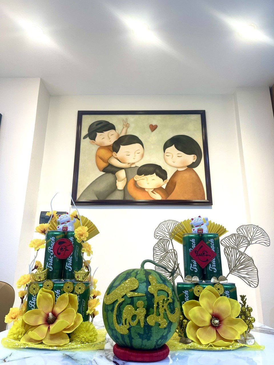 Các loại mẫu trang trí tháp bánh, tháp nước ngọt bày Tết được chị em ưa chuộng