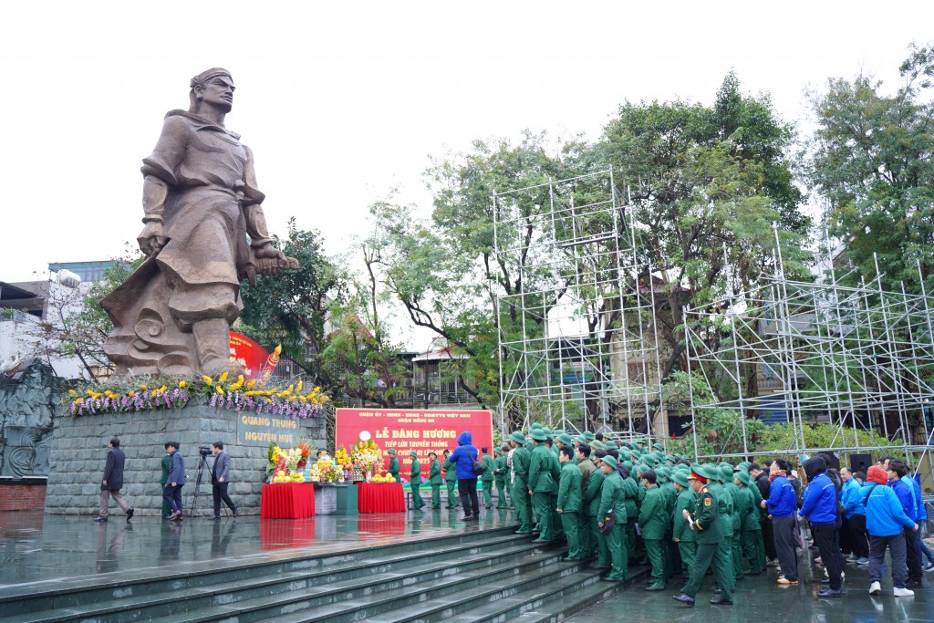 105 tân binh là những thanh niên tiêu biểu lên đường phụng sự Tổ quốc