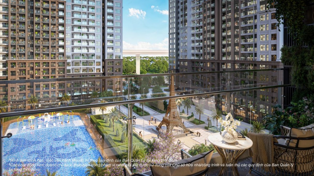 The Paris vừa mang đến không gian sống thoải mái, tiện nghi vừa là bản tuyên ngôn về phong cách sống của những gia chủ có gu thẩm mỹ