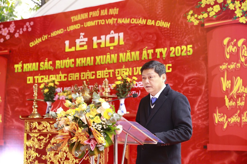 Khai ấn Lý triều Đại Vương “Trấn Tây Thượng Đẳng” tại đền Voi Phục