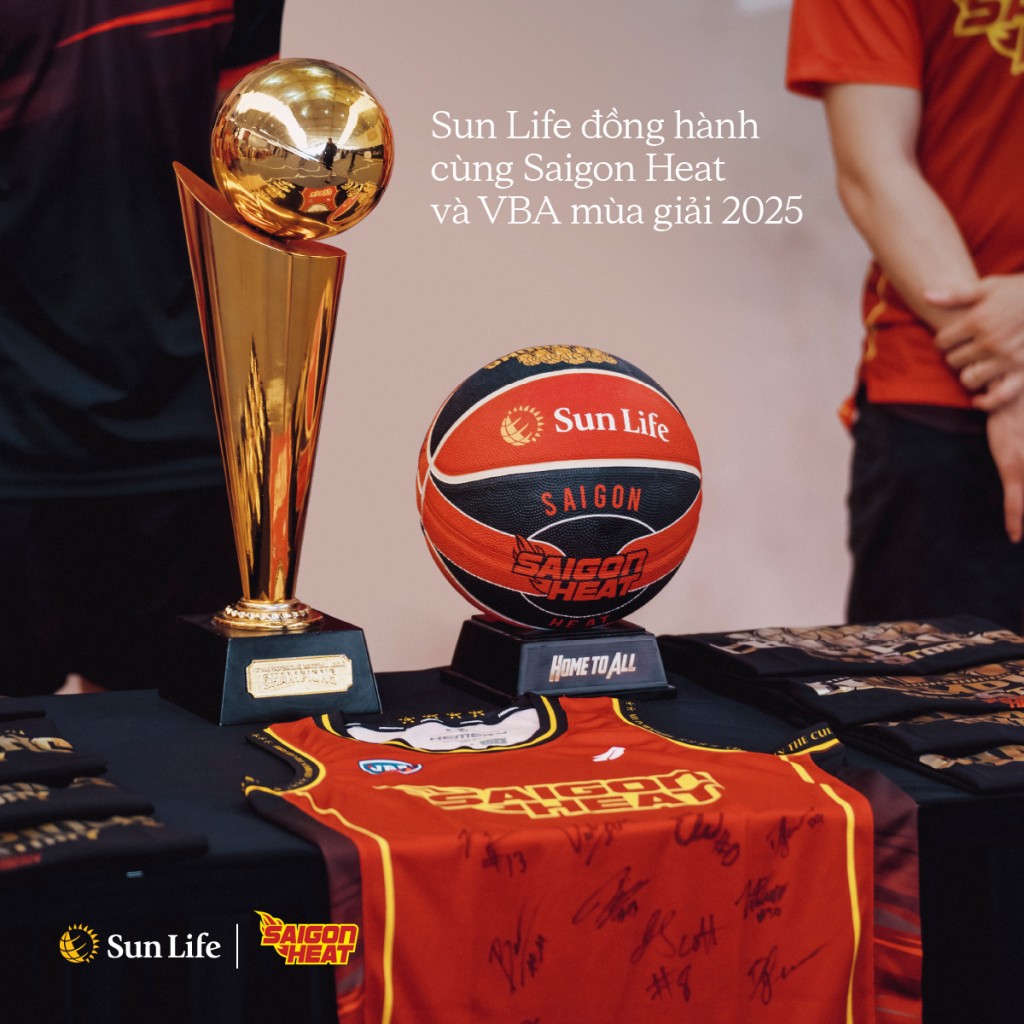 Sun Life Việt Nam mở rộng hợp tác với Saigon Heat, hướng tới cuộc sống khỏe mạnh