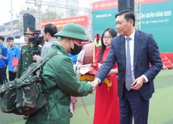 189 thanh niên ưu tú huyện Quốc Oai tự hào lên đường nhập ngũ