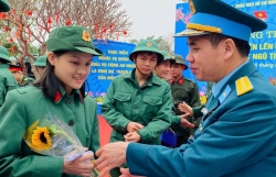 Nữ tân binh yêu hình ảnh người lính qua câu chuyện của bố