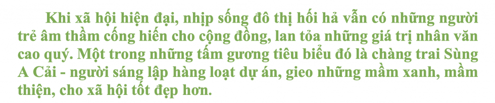 Chàng trai bản đến Thủ đô và hành trình ươm những mầm xanh