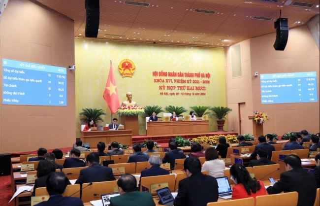Ngày mai (25/2), khai mạc kỳ họp thứ 21 HĐND TP Hà Nội