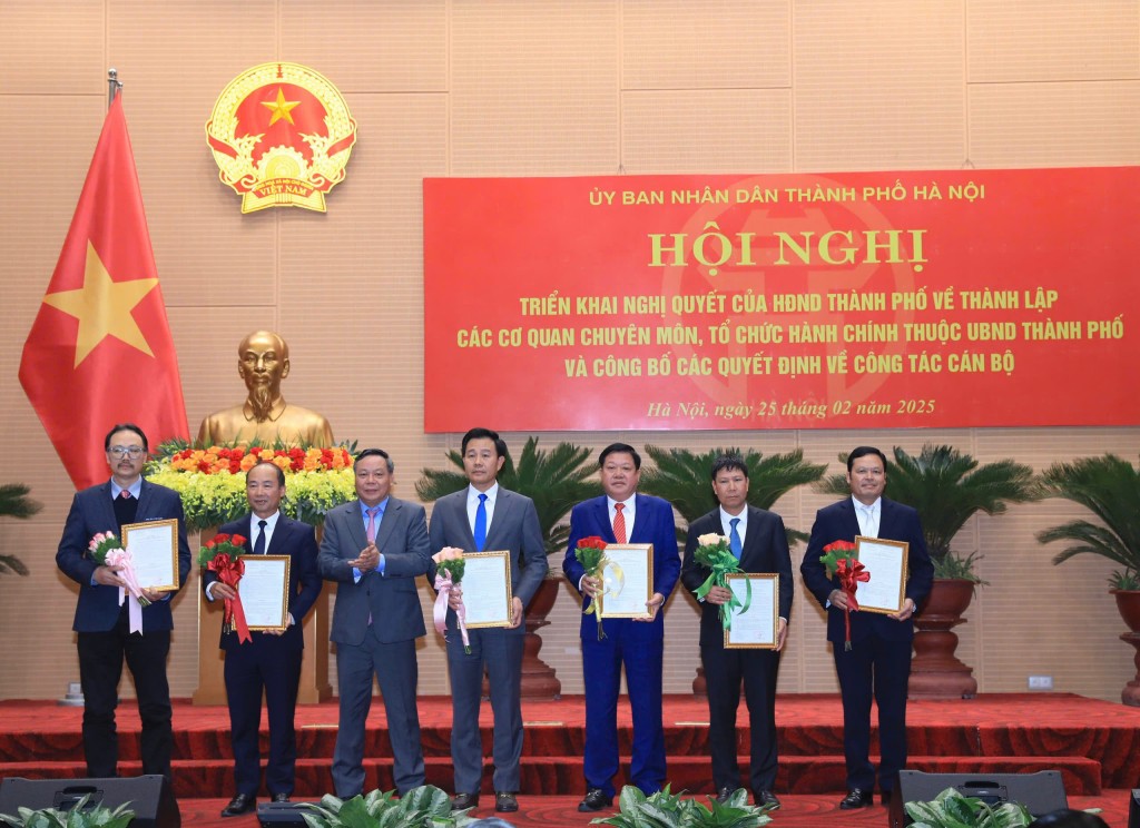 Bổ nhiệm Giám đốc Sở Nông nghiệp và Môi trường Hà Nội