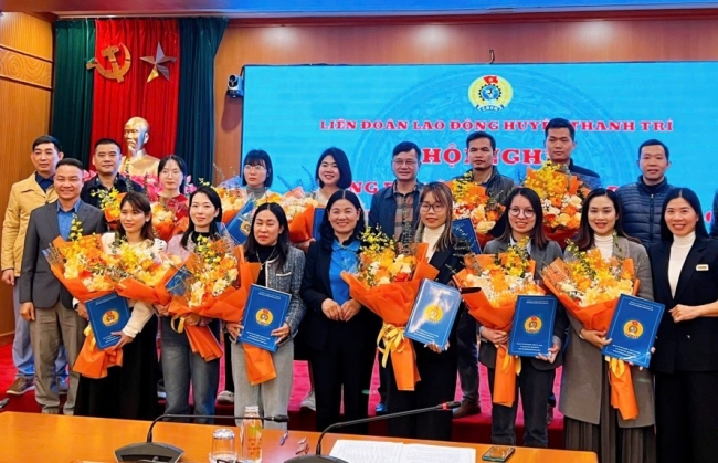 Huyện Thanh Trì (Hà Nội): Thành lập 11 Công đoàn cơ sở mới