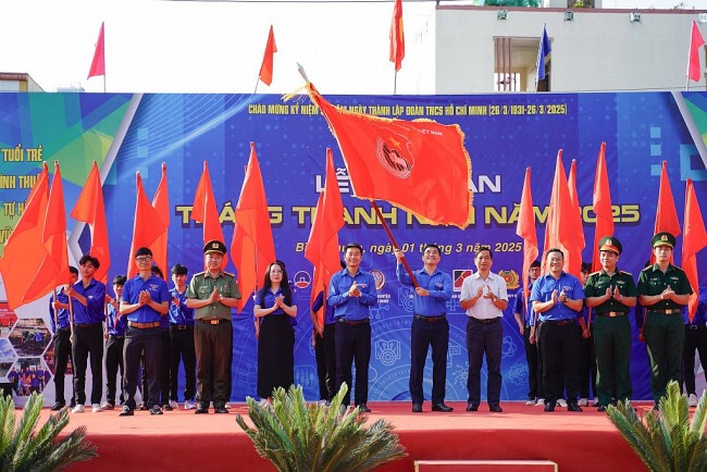 Tuổi trẻ Bình Thuận ra quân Tháng Thanh niên năm 2025