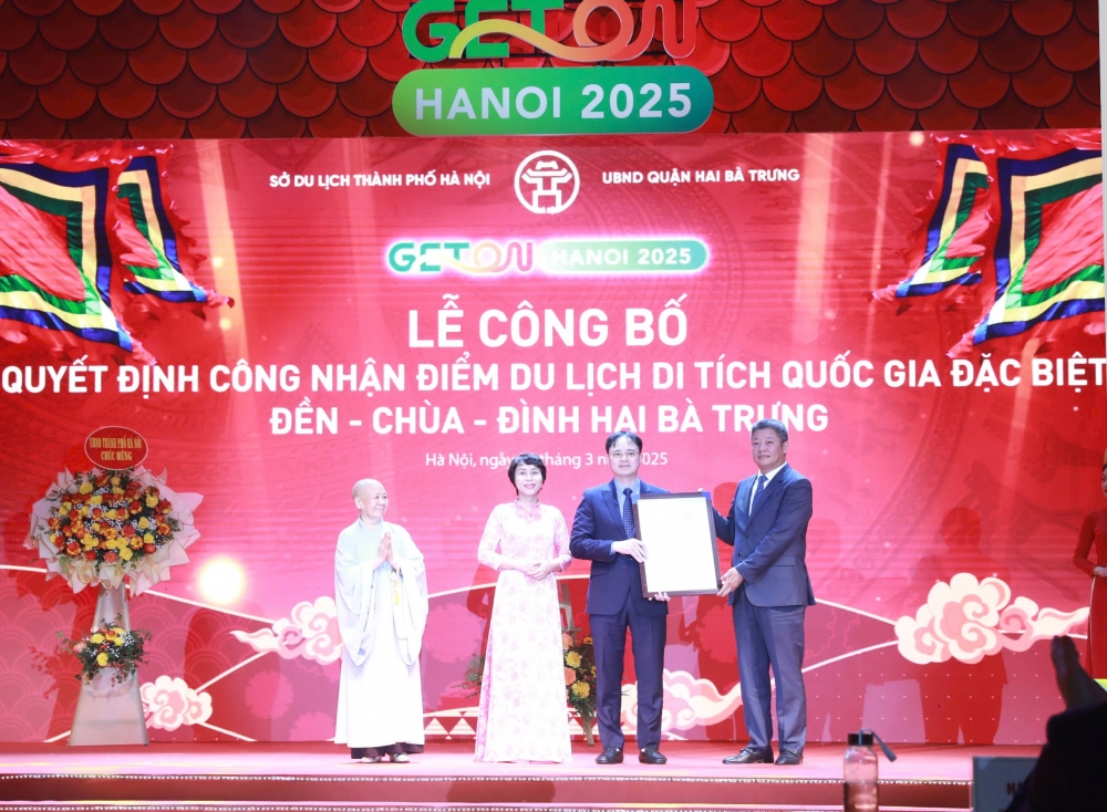 Hà Nội khởi động 60 sự kiện du lịch, vinh danh di tích Hai Bà Trưng