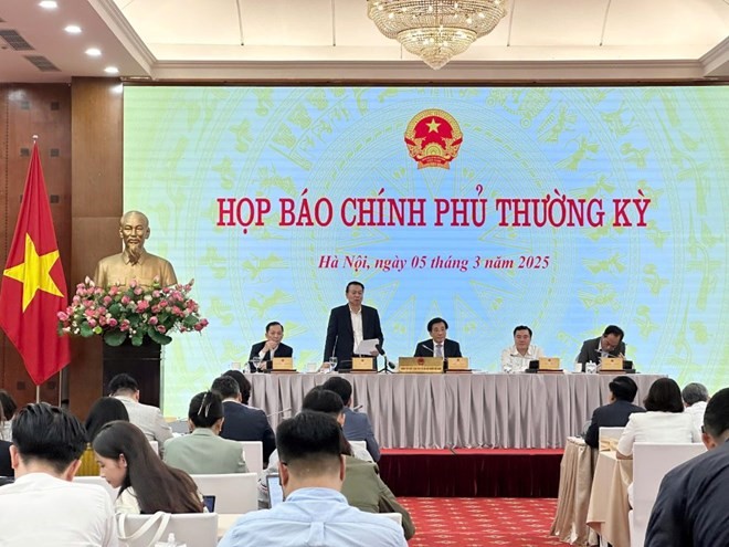 Quang cảnh buổi họp báo