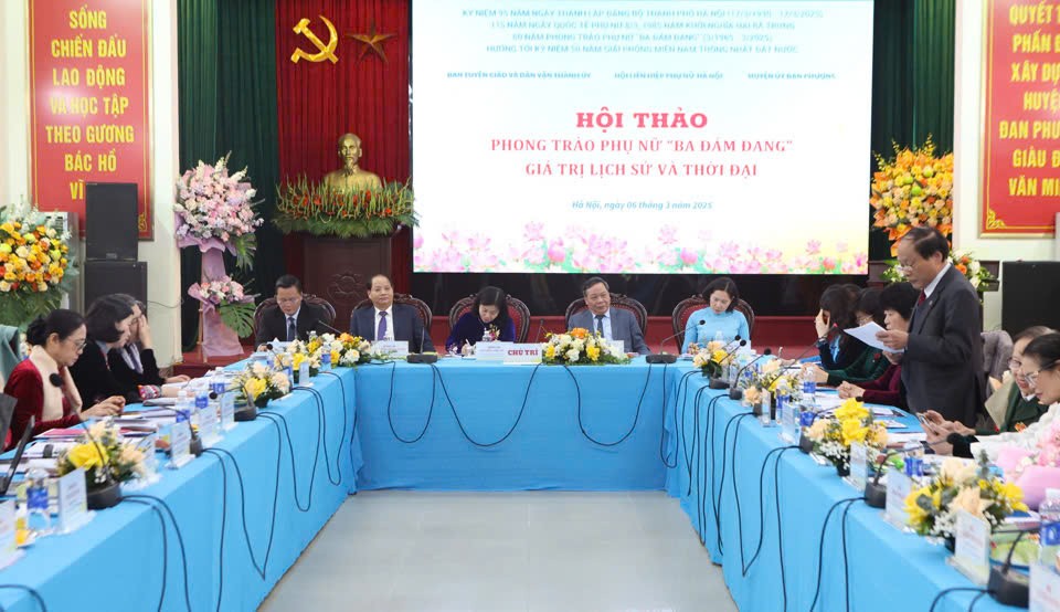 Phụ nữ Thủ đô phát huy truyền thống “Ba đảm đang” thời đại mới