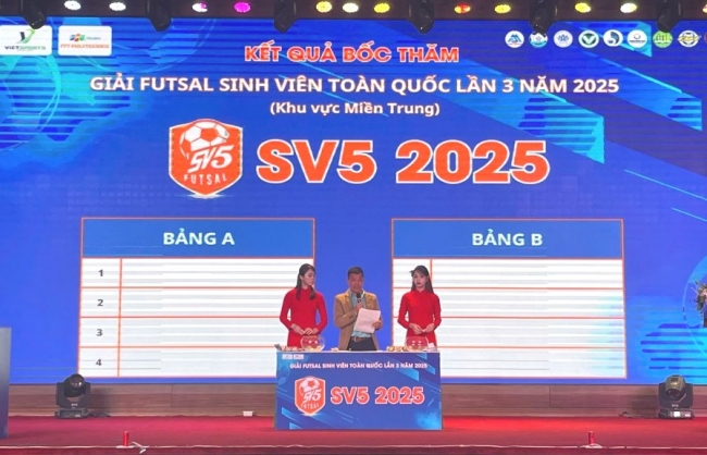 Khởi động Giải Futsal sinh viên toàn quốc 2025