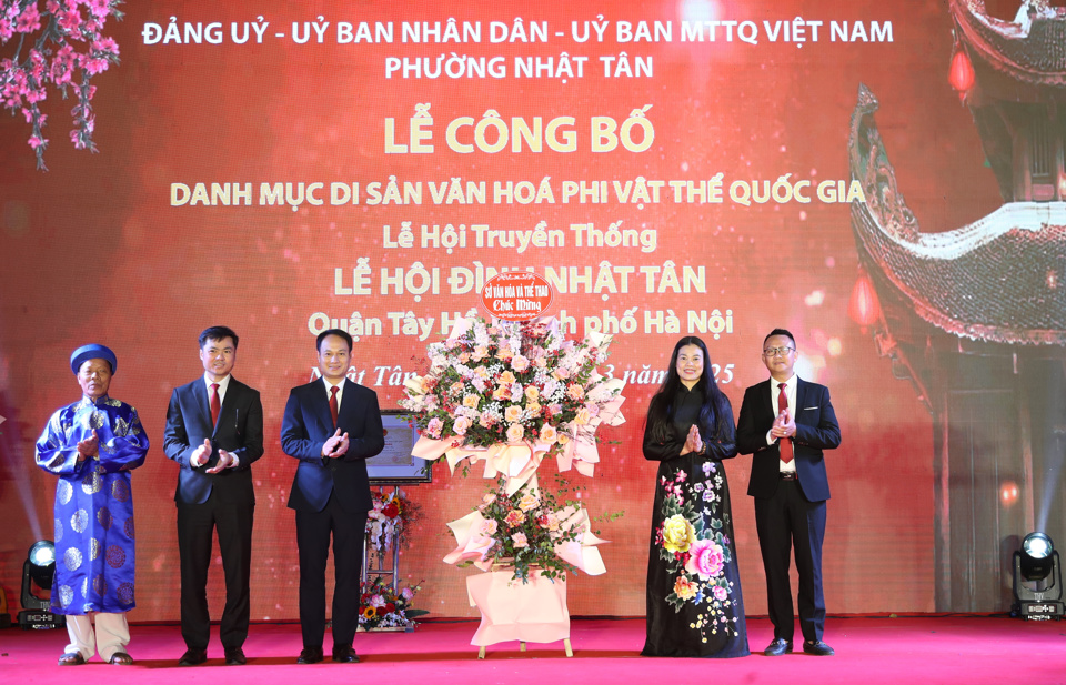 Lễ hội đình Nhật Tân được vinh danh di sản văn hóa phi vật thể quốc gia