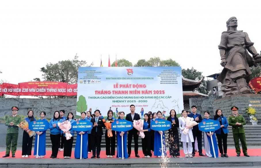 Tuổi trẻ Đống Đa tự hào, vững tin theo Đảng