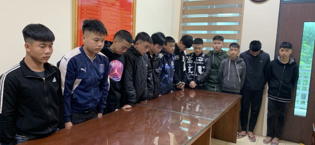 Các đối tượng gây rối trật tự công cộng tại phường Quảng Phú, thành phố Thanh Hóa bị bắt giữ