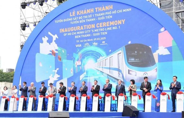 TP Hồ Chí Minh khánh thành tuyến Metro số 1