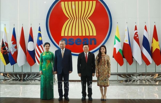 Tổng Bí thư Tô Lâm thăm Ban Thư ký ASEAN