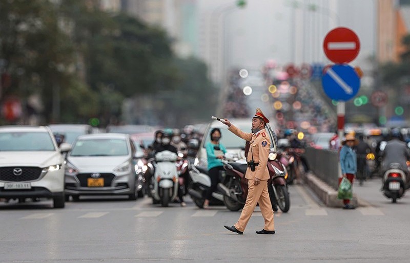 Hà Nội phân luồng giao thông dịp Tết Dương lịch 2026