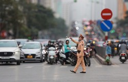 Hà Nội phân luồng giao thông dịp Tết Dương lịch 2026