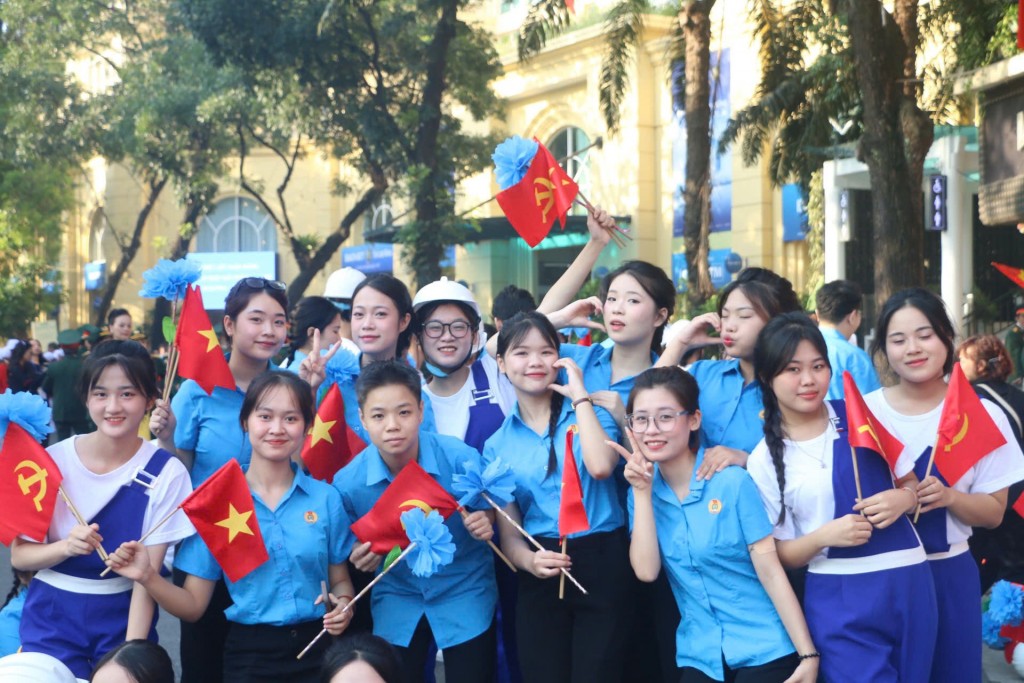Đoàn viên, người lao động Thủ đô vinh dự, tự hào khi được tham gia “Ngày hội Văn hóa vì Hòa bình”.