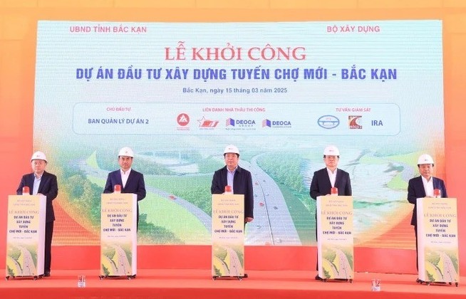 Cao tốc Chợ Mới - Bắc Kạn chính thức khởi công, tổng mức đầu tư hơn 5.750 tỷ đồng