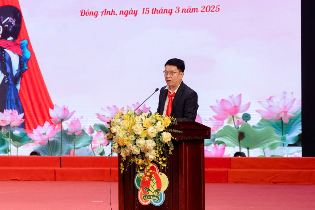 Đồng chí Nguyễn Văn Cường phát biểu tại Đại hội