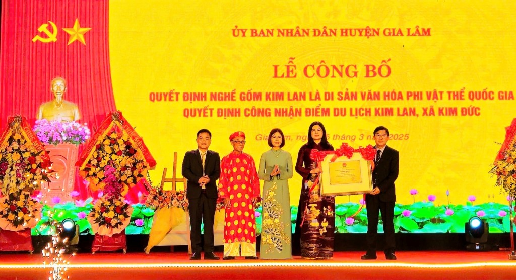 Nghề gốm Kim Lan là di sản văn hóa phi vật thể Quốc gia