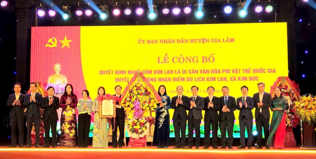 Nghề gốm Kim Lan là di sản văn hóa phi vật thể Quốc gia