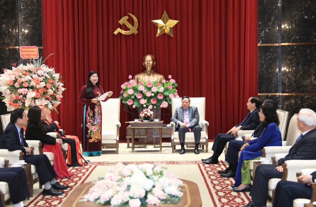 Ủy ban MTTQ Việt Nam TP thăm, chúc mừng Đảng bộ TP Hà Nội