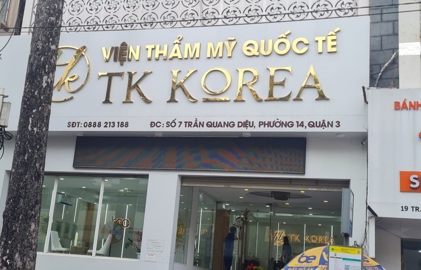 Thực hiện xâm lấn trái phép, Viện thẩm mỹ quốc tế TK Korea bị xử phạt