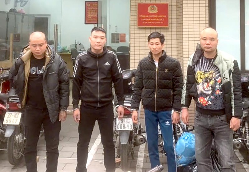 Nhóm đối tượng trộm cắp và tiêu thụ xe máy bị cảnh sát bắt giữ