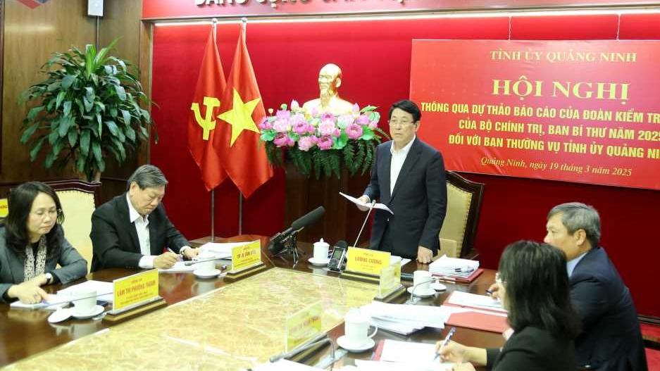 Chủ tịch nước Lương Cường phát biểu chỉ đạo tại Hội nghị